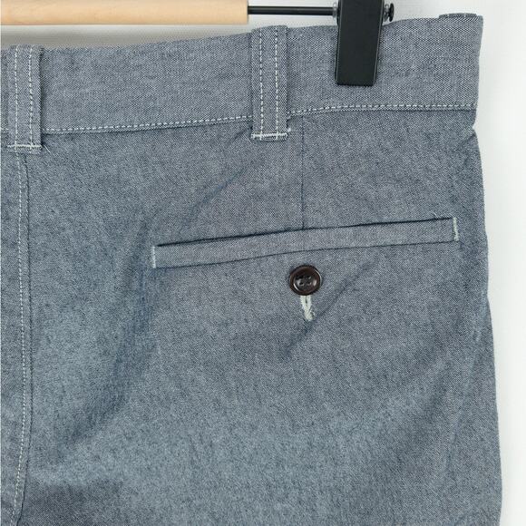 Chino Shorts Men's 31W 10" Inseam Charcoal Gray Flat Front Cotton Blend J. Crew - Picture 9 of 10